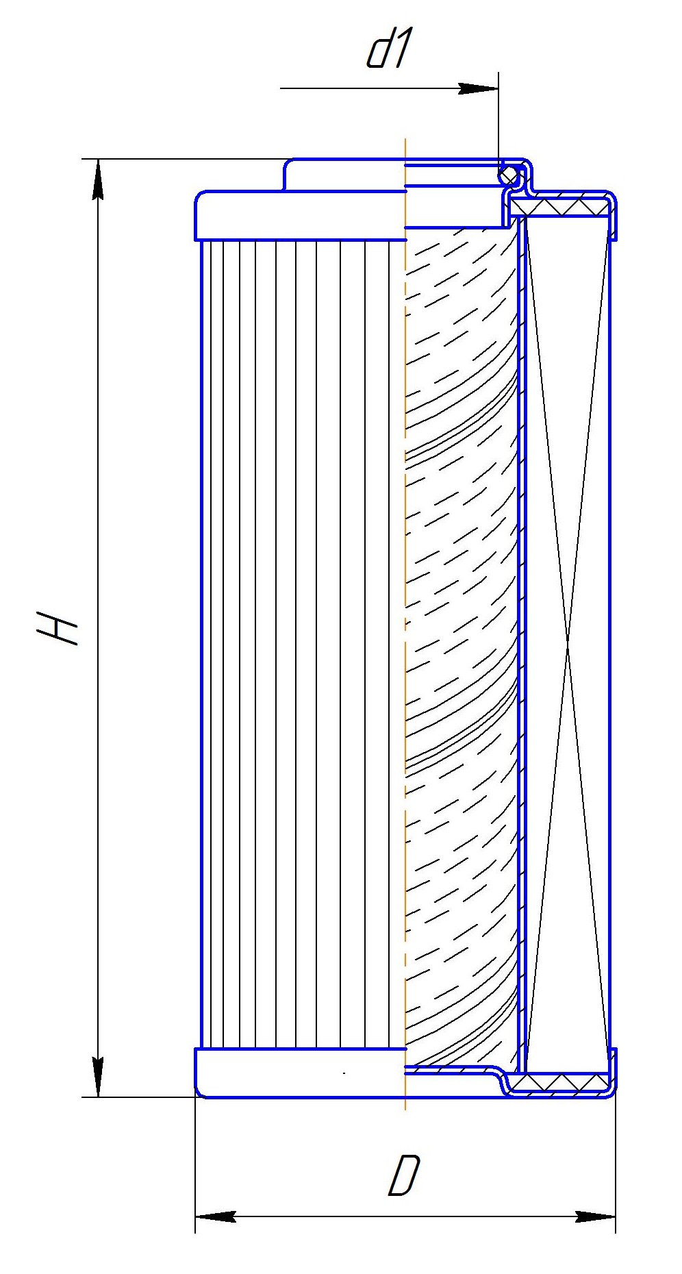 Элемент фильтрующий очистки гидравлической жидкости DIFA 5404