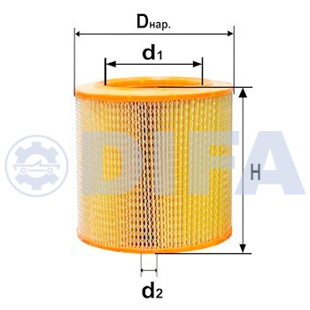 Фильтрующий элемент очистки воздуха DIFA 4309