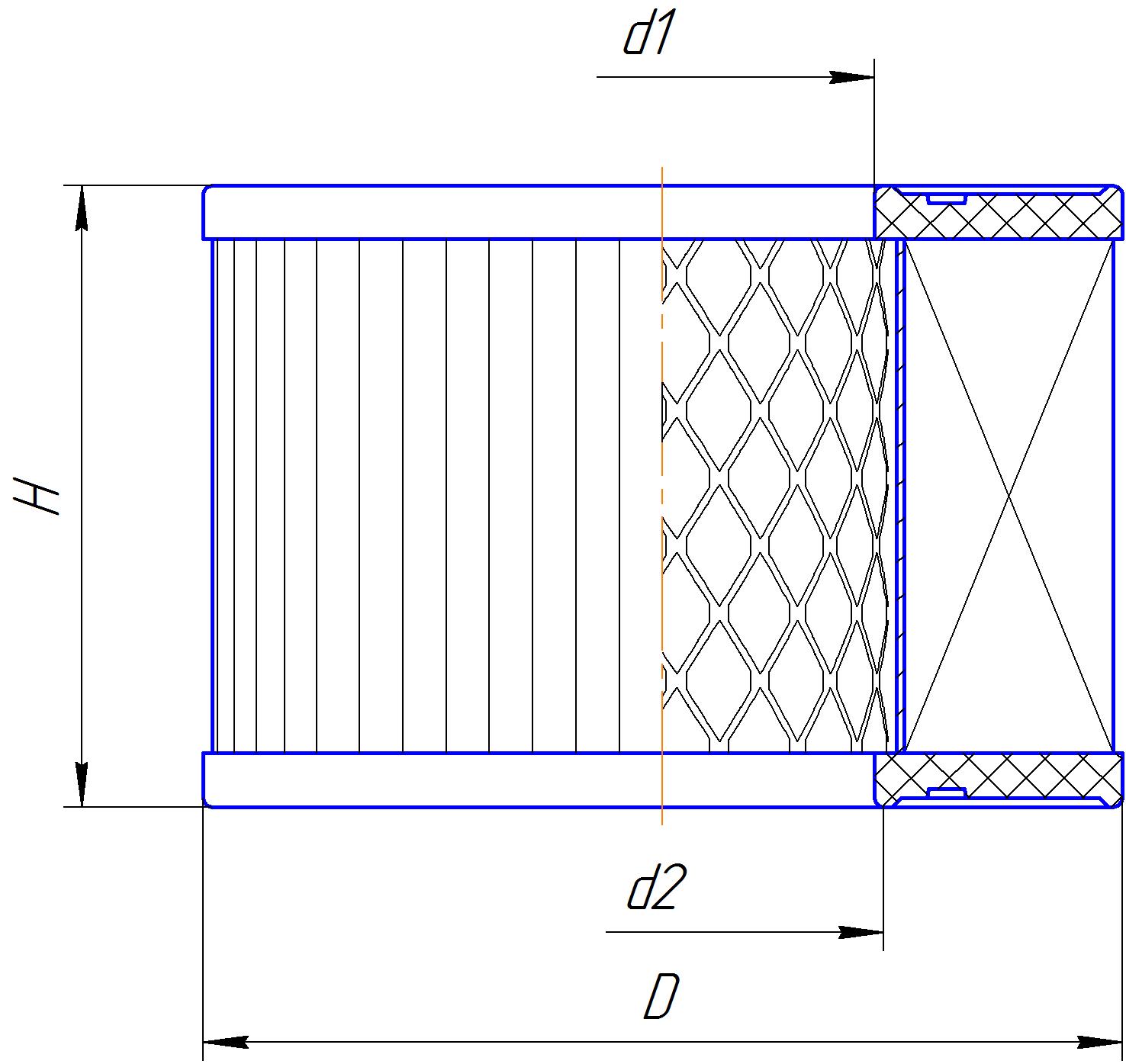 Сменный элемент для компрессоров DIFA 4267