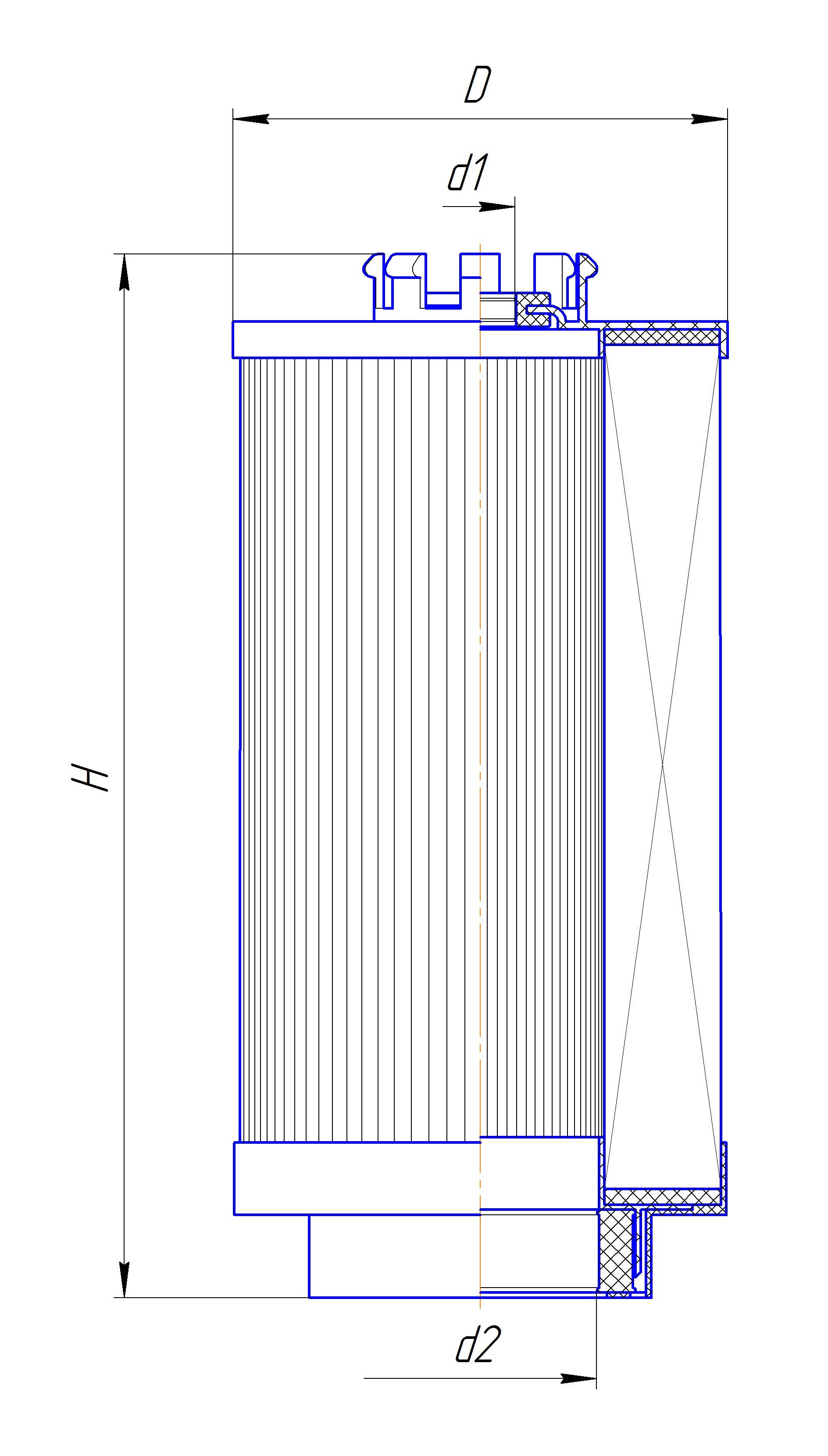 Сменный элемент фильтров очистки топлива DIFA 6327E