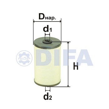 Фильтрующий элемент очистки топлива DIFA 6306.1P