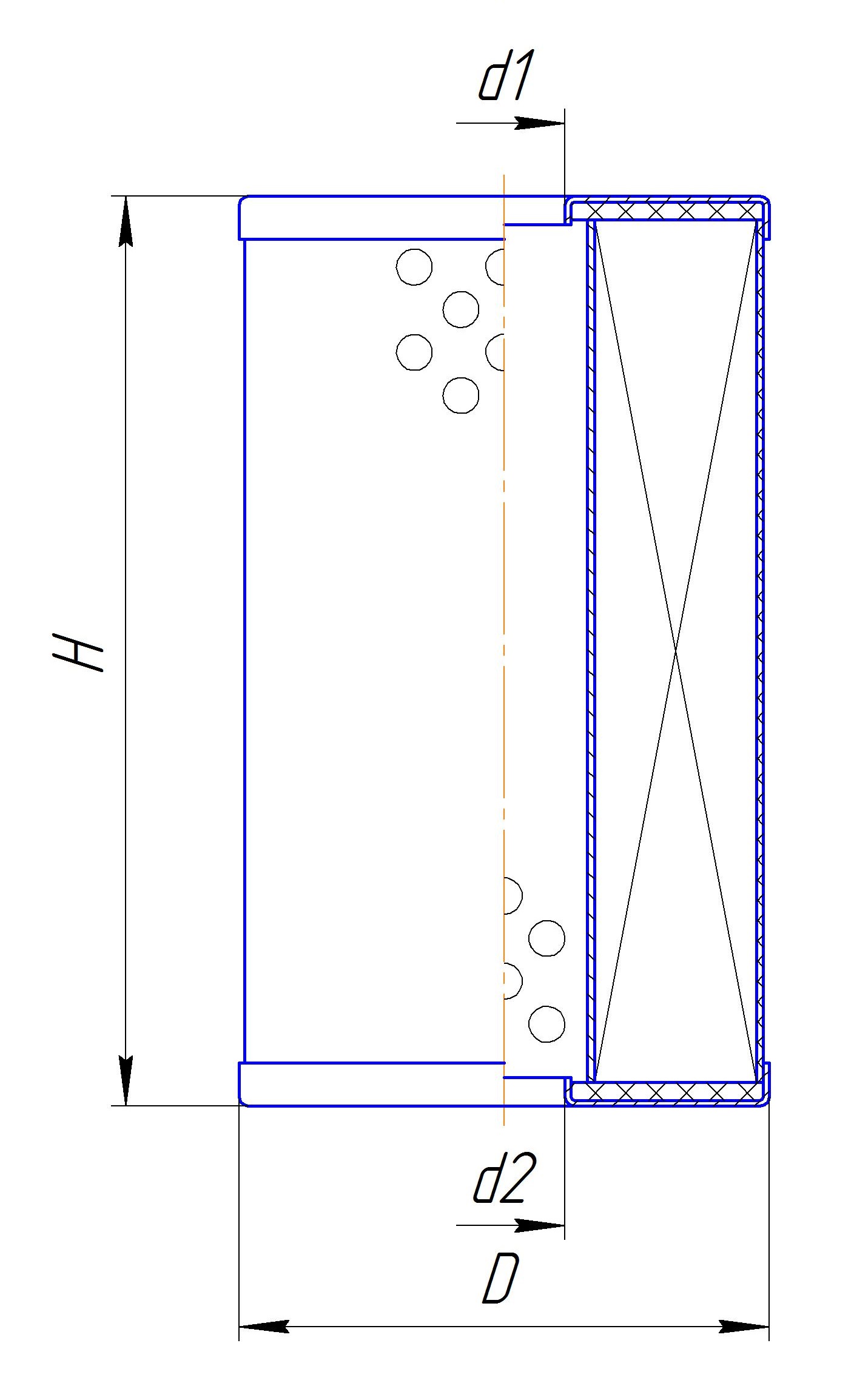 Сменный элемент фильтров очистки масла DIFA 5303