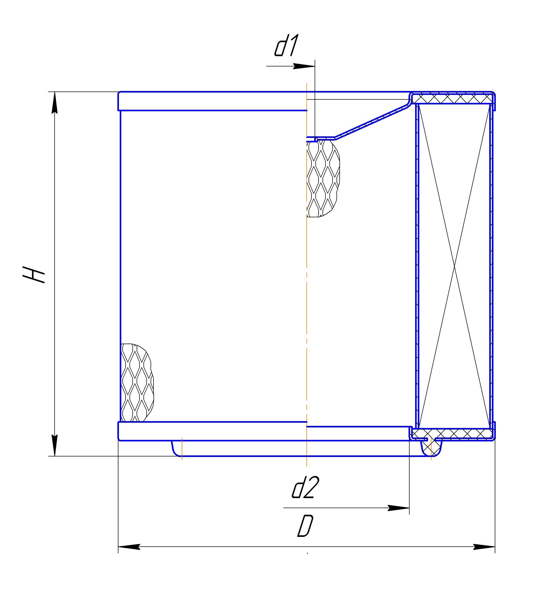 Фильтрующий элемент очистки воздуха DIFA 4344M
