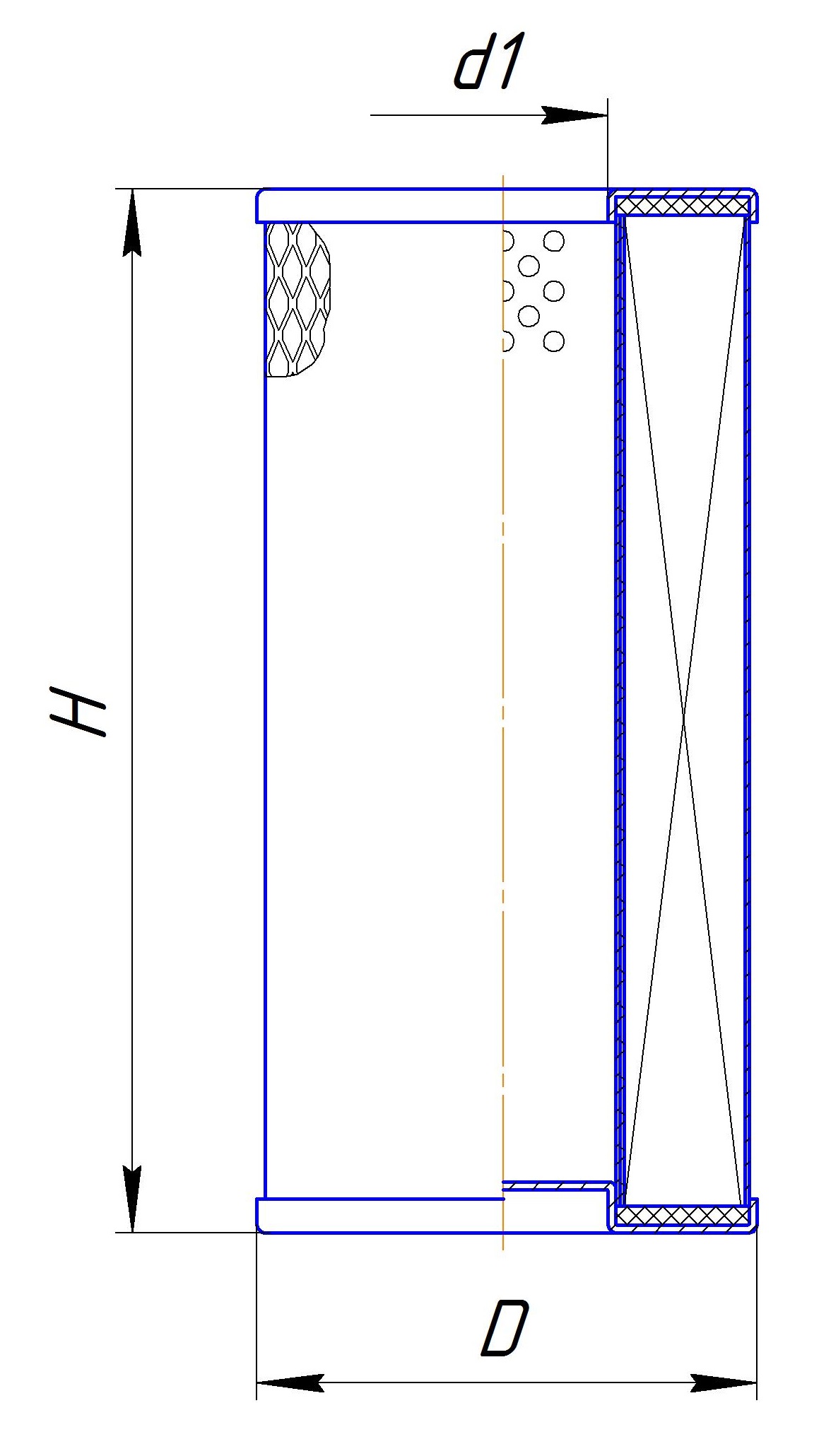 Элемент фильтрующий очистки гидравлической жидкости DIFA 5337M