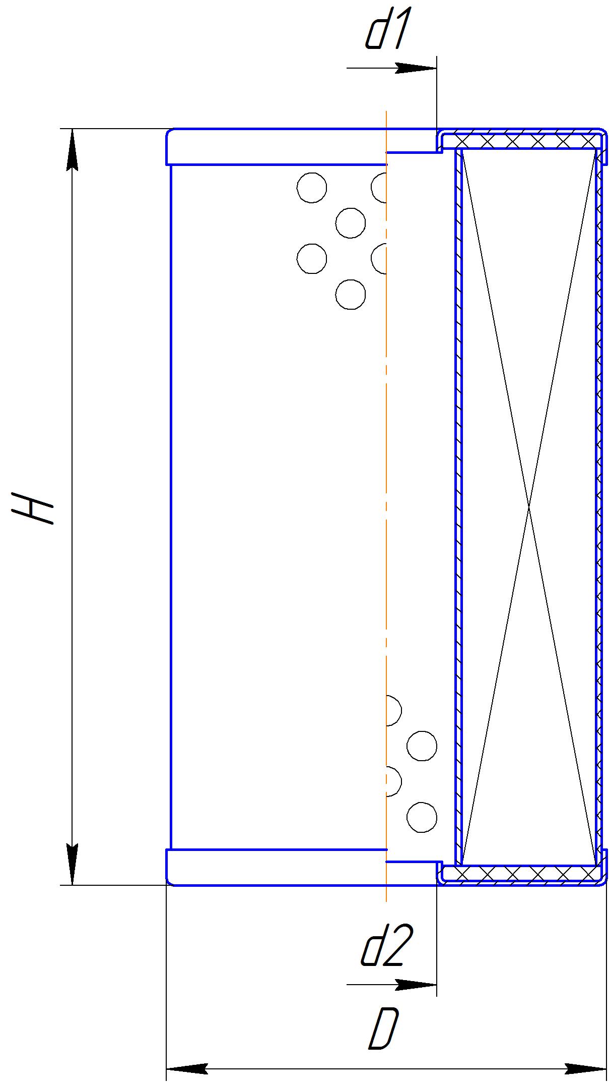 Элемент фильтрующий очистки гидравлической жидкости DIFA 5319