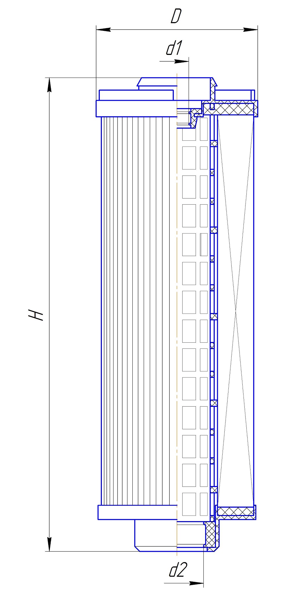 Сменный элемент фильтров очистки топлива DIFA 6335E