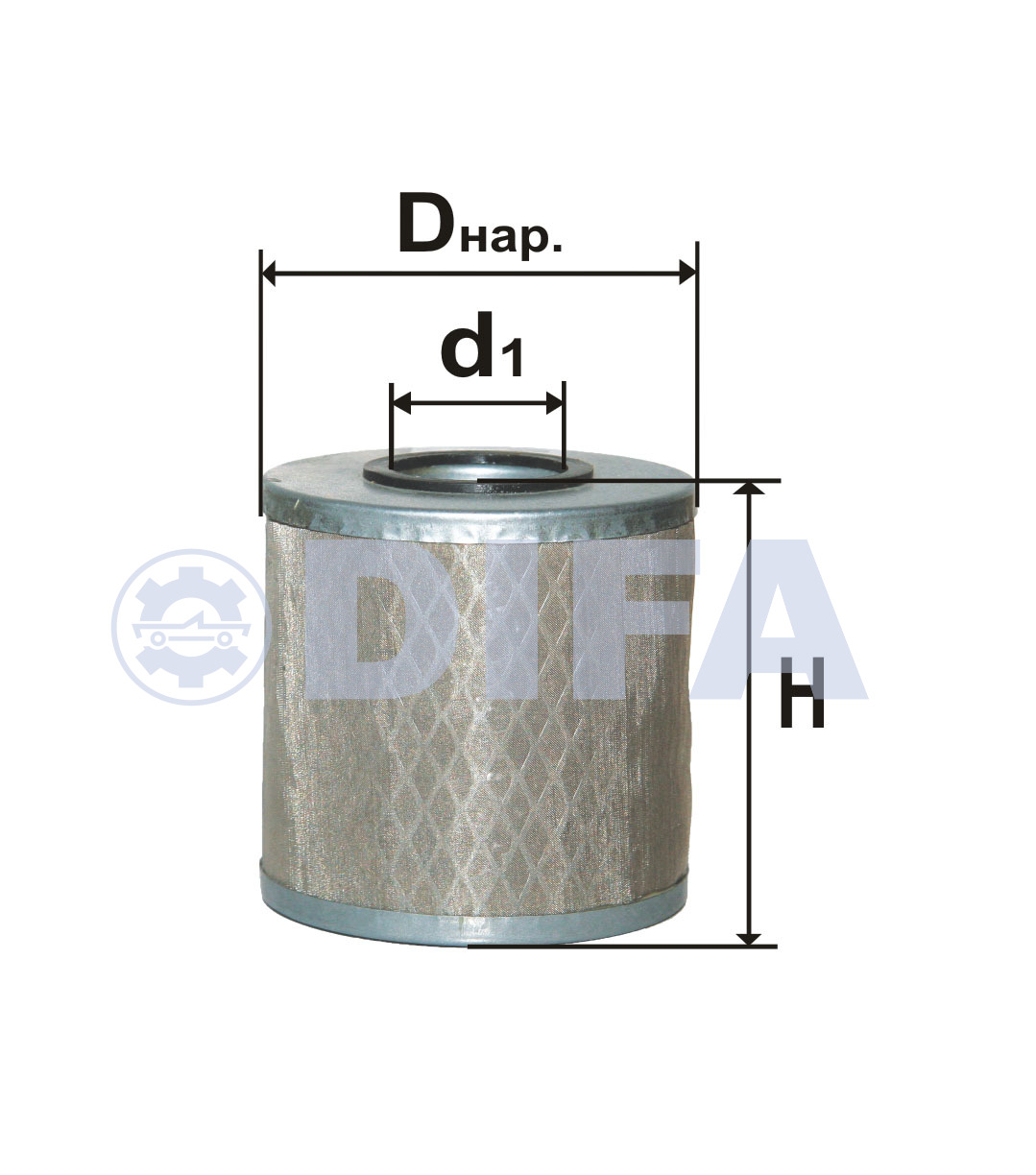Сменный элемент фильтров топливораздаточных колонок DIFA 6314C
