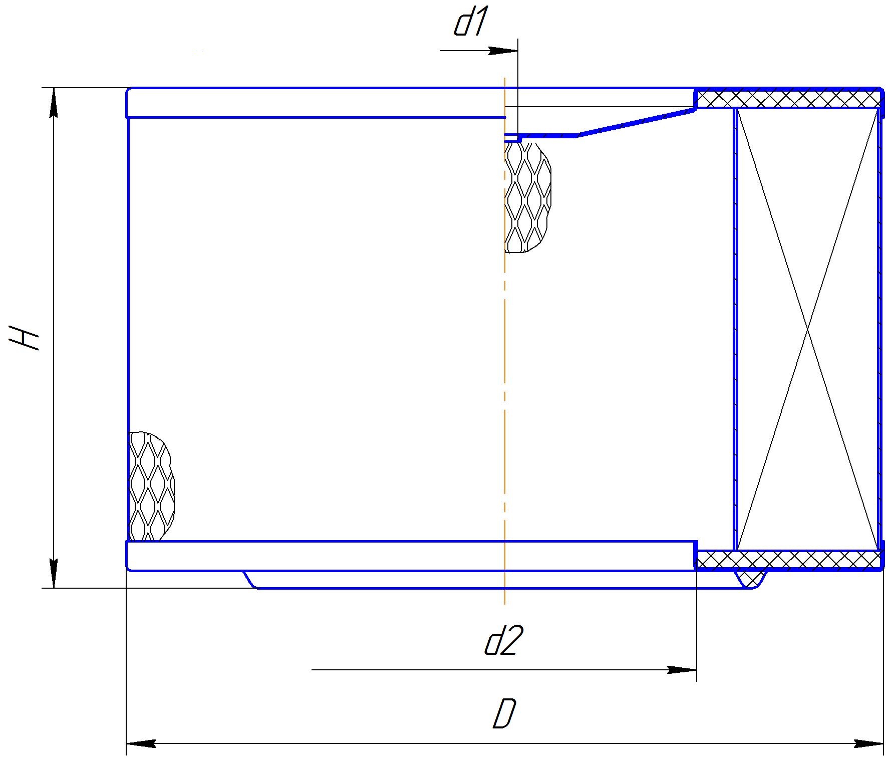Сменный элемент воздухоочистителей для двигателей внутреннего сгорания DIFA 4304M
