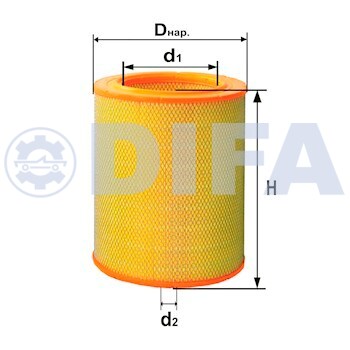 Фильтрующий элемент очистки воздуха DIFA 4312