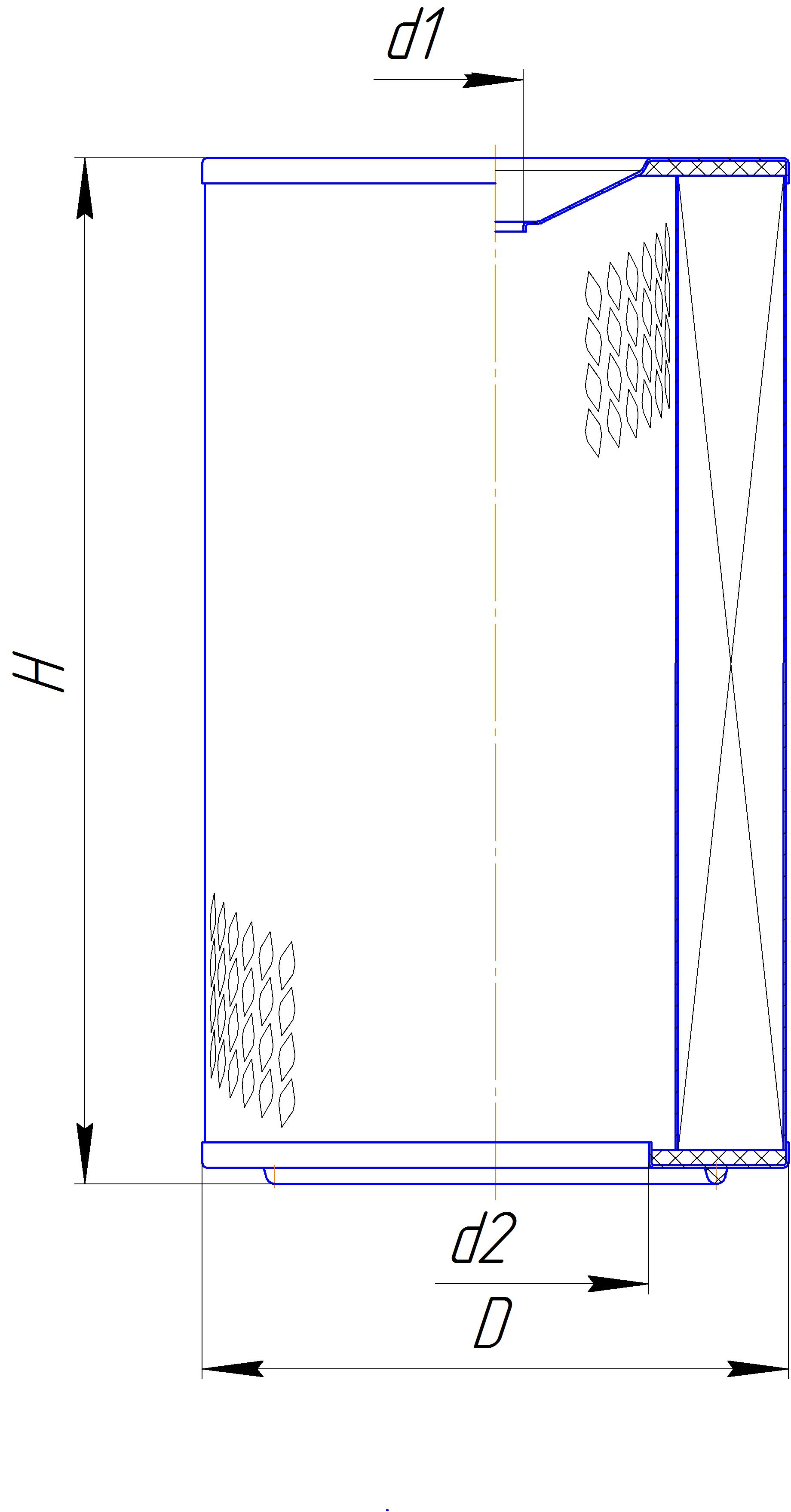 Фильтрующий элемент очистки воздуха DIFA 43106M