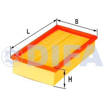 Сменный элемент воздухоочистителей для двигателей внутреннего сгорания DIFA 4410