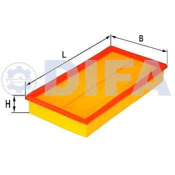 Фильтрующий элемент очистки воздуха DIFA 4431 (в пакет)