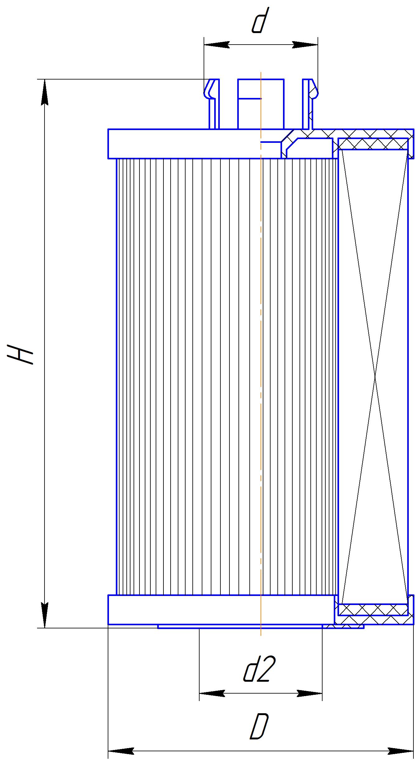 Сменный элемент фильтров очистки масла DIFA 5388E
