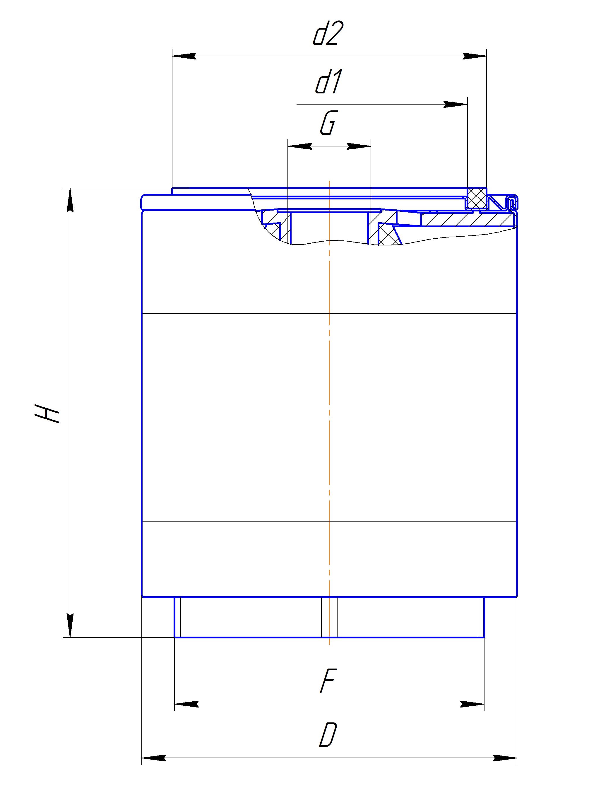 Фильтр очистки топлива DIFA 6410