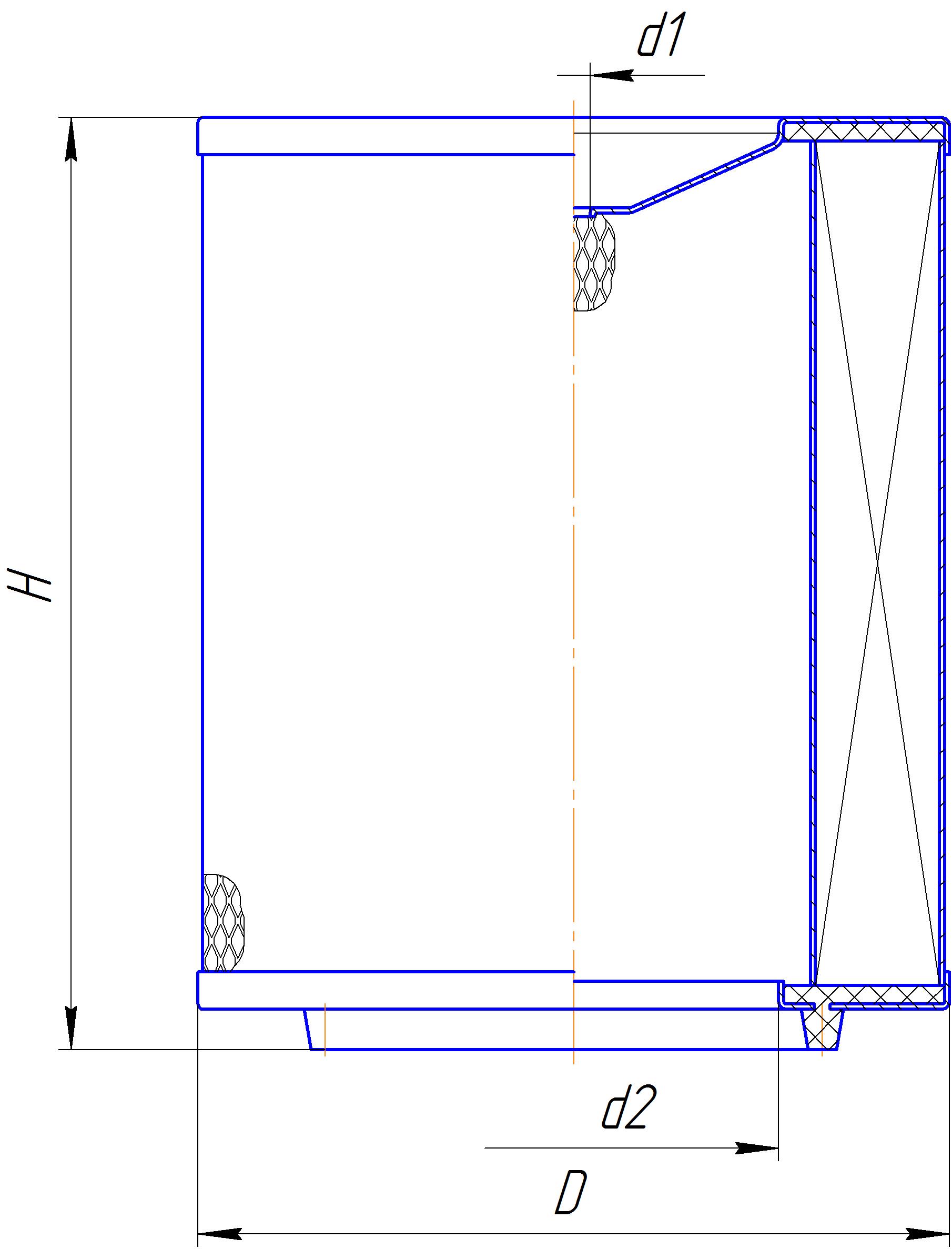 Сменный элемент воздухоочистителей для двигателей внутреннего сгорания DIFA 4322M