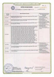 Сертификат ЕАС приложение 4