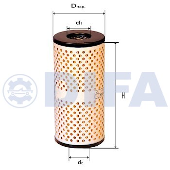 Сменный элемент фильтров очистки масла DIFA 5305