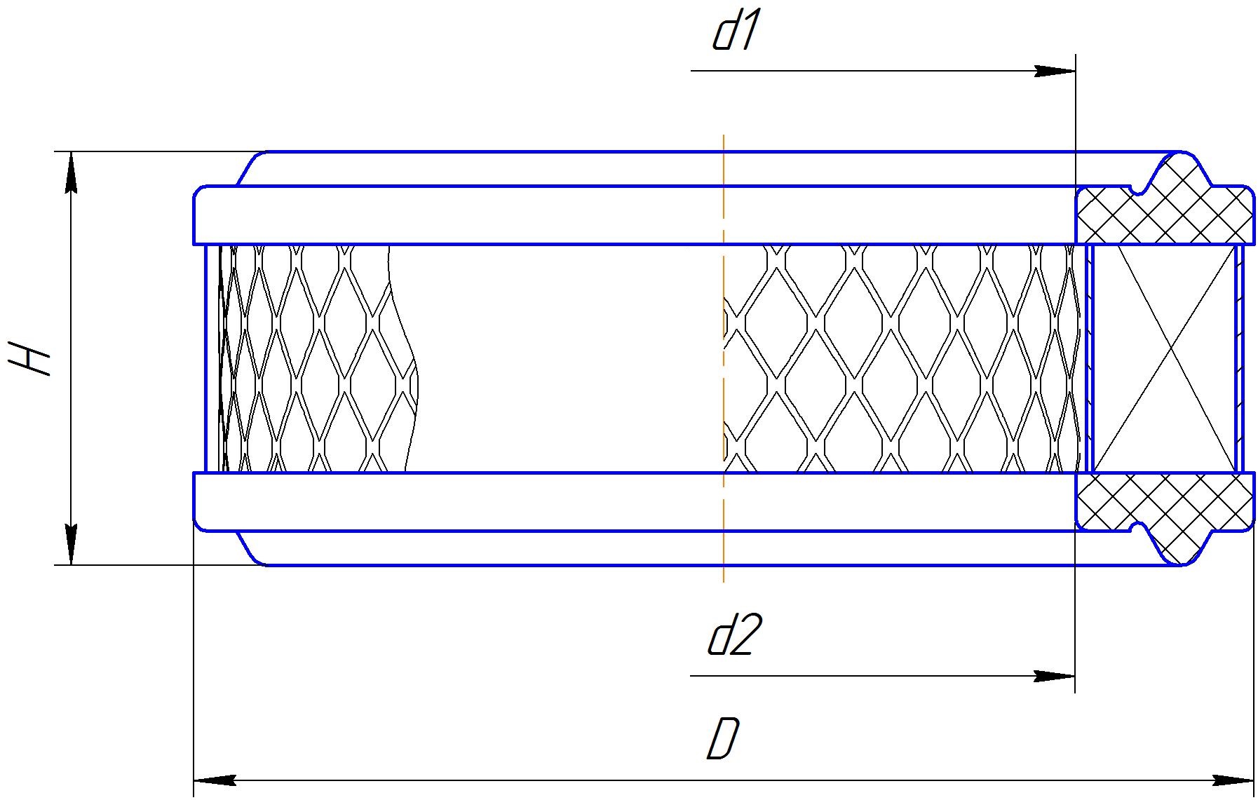 Сменный элемент для компрессоров DIFA 4264