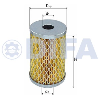 Элемент фильтрующий очистки гидравлической жидкости DIFA 5346M
