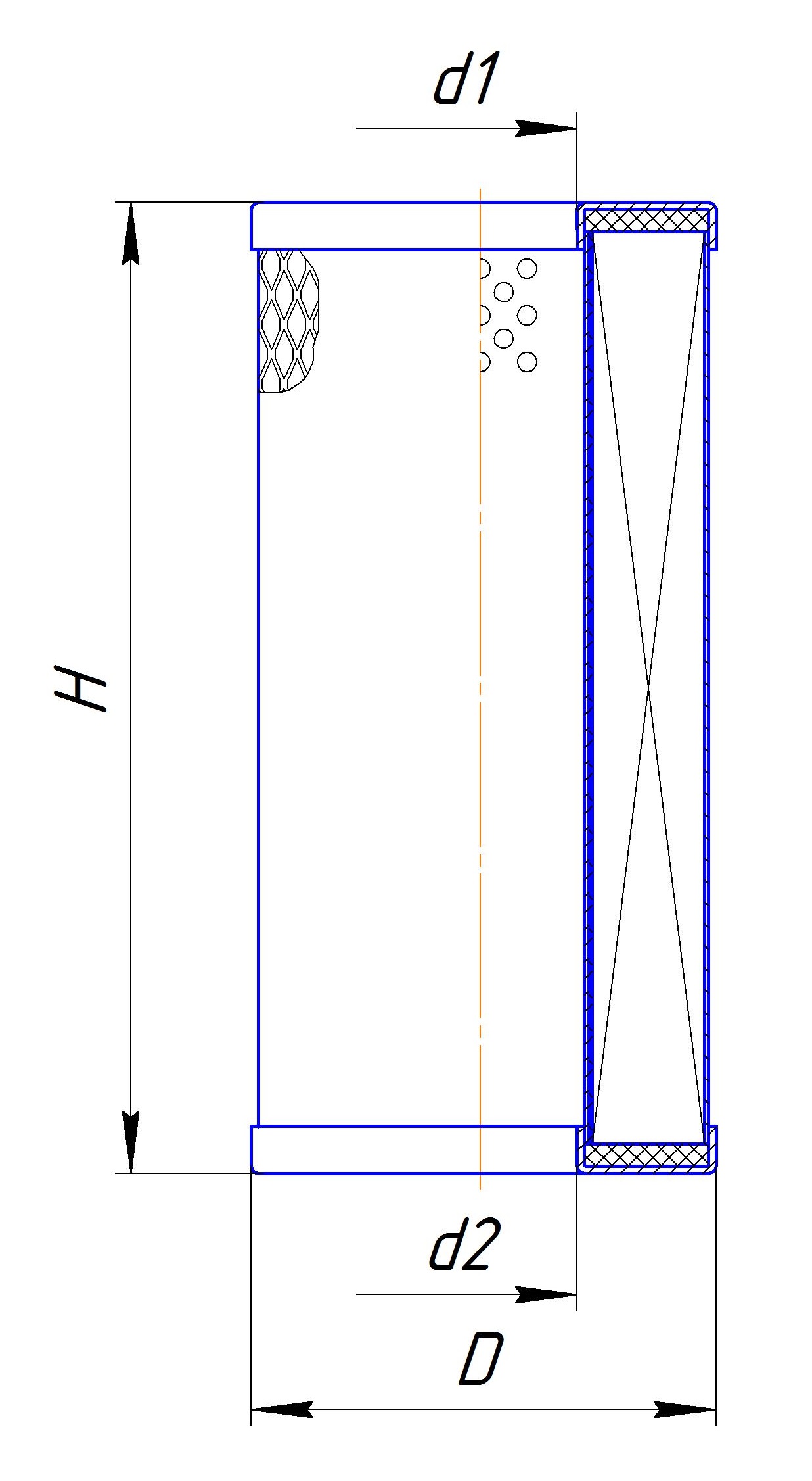 Элемент фильтрующий очистки гидравлической жидкости DIFA 5336M
