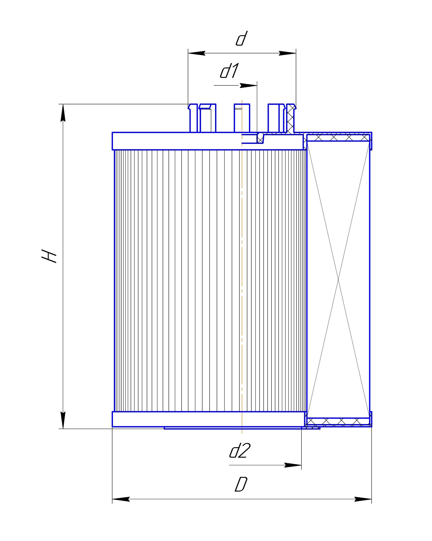 Сменный элемент фильтров очистки масла DIFA 5357E