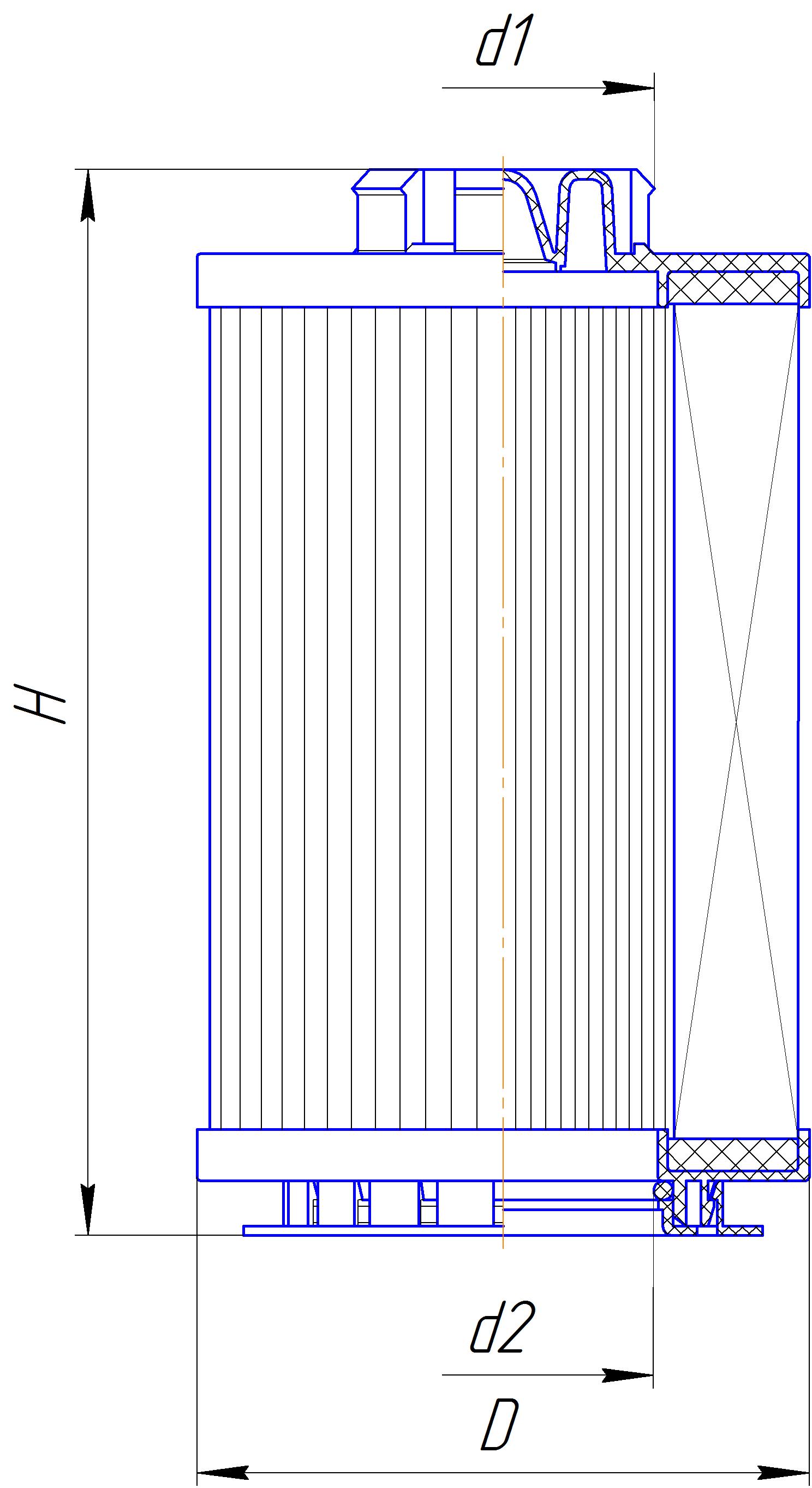 Фильтрующий элемент очистки топлива DIFA 6330E
