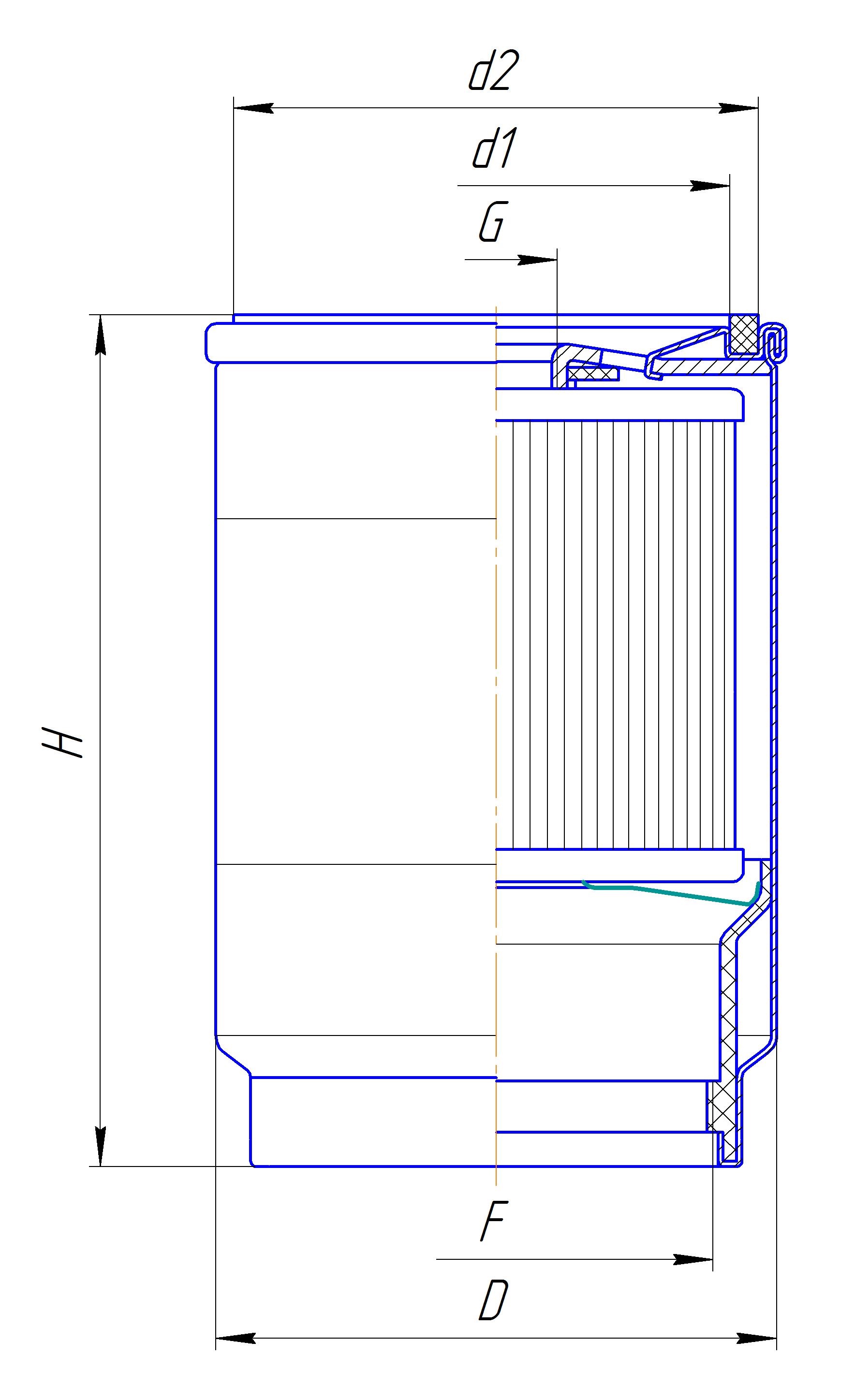Фильтр очистки топлива DIFA 6411