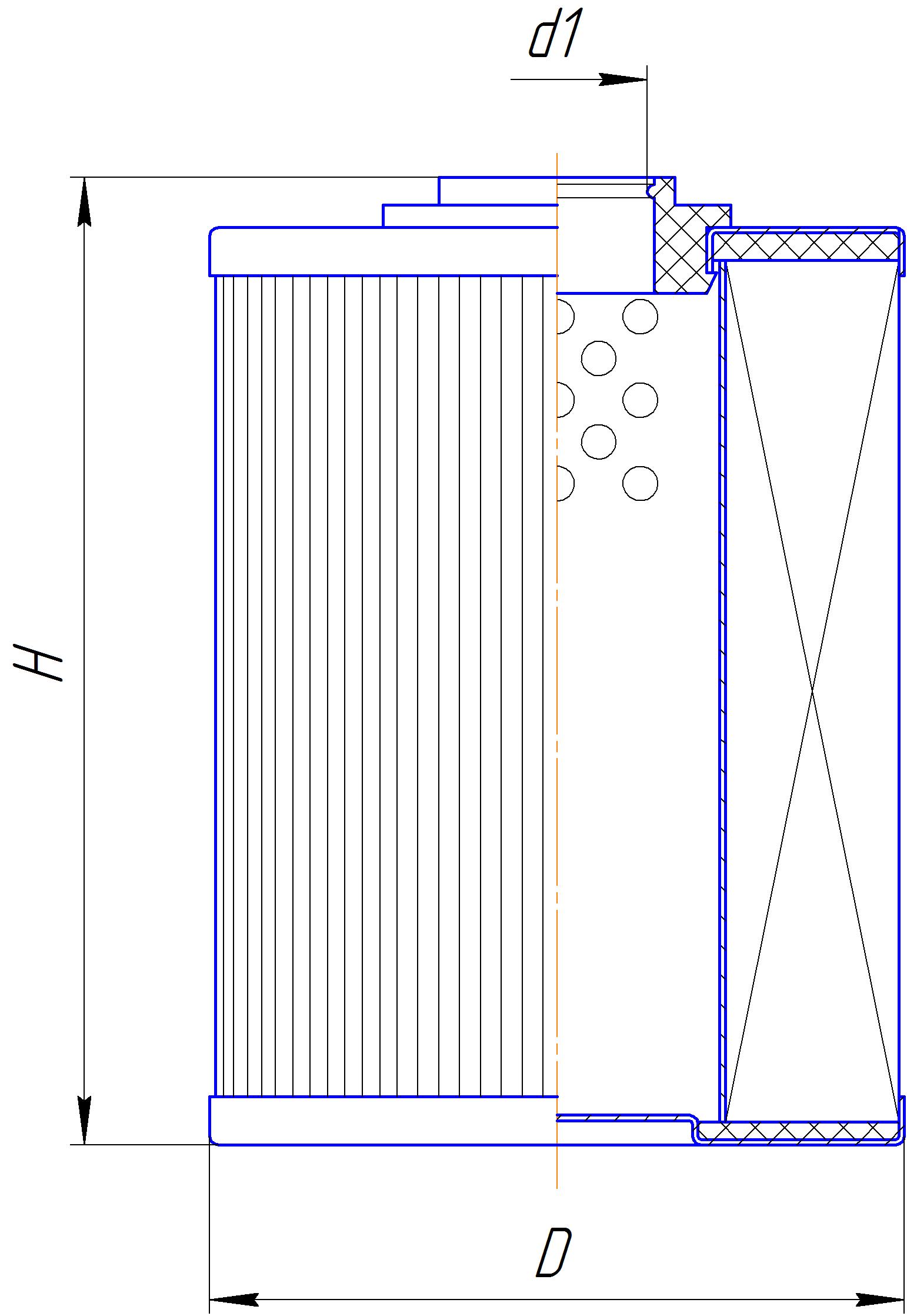 Сменный элемент фильтров очистки топлива DIFA 6340