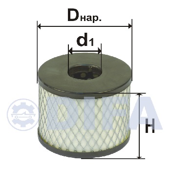 Фильтрующий элемент очистки топлива DIFA 6314.1P