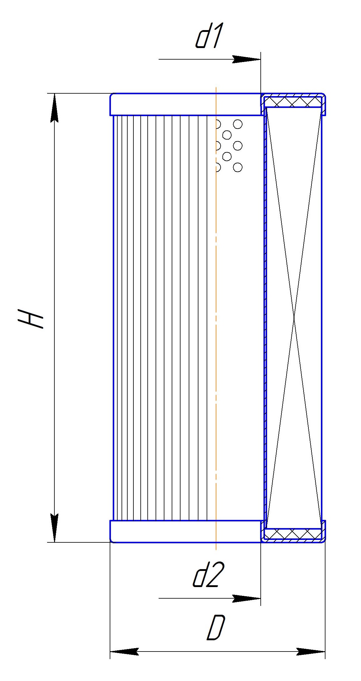 Фильтрующий элемент очистки масла DIFA 5442