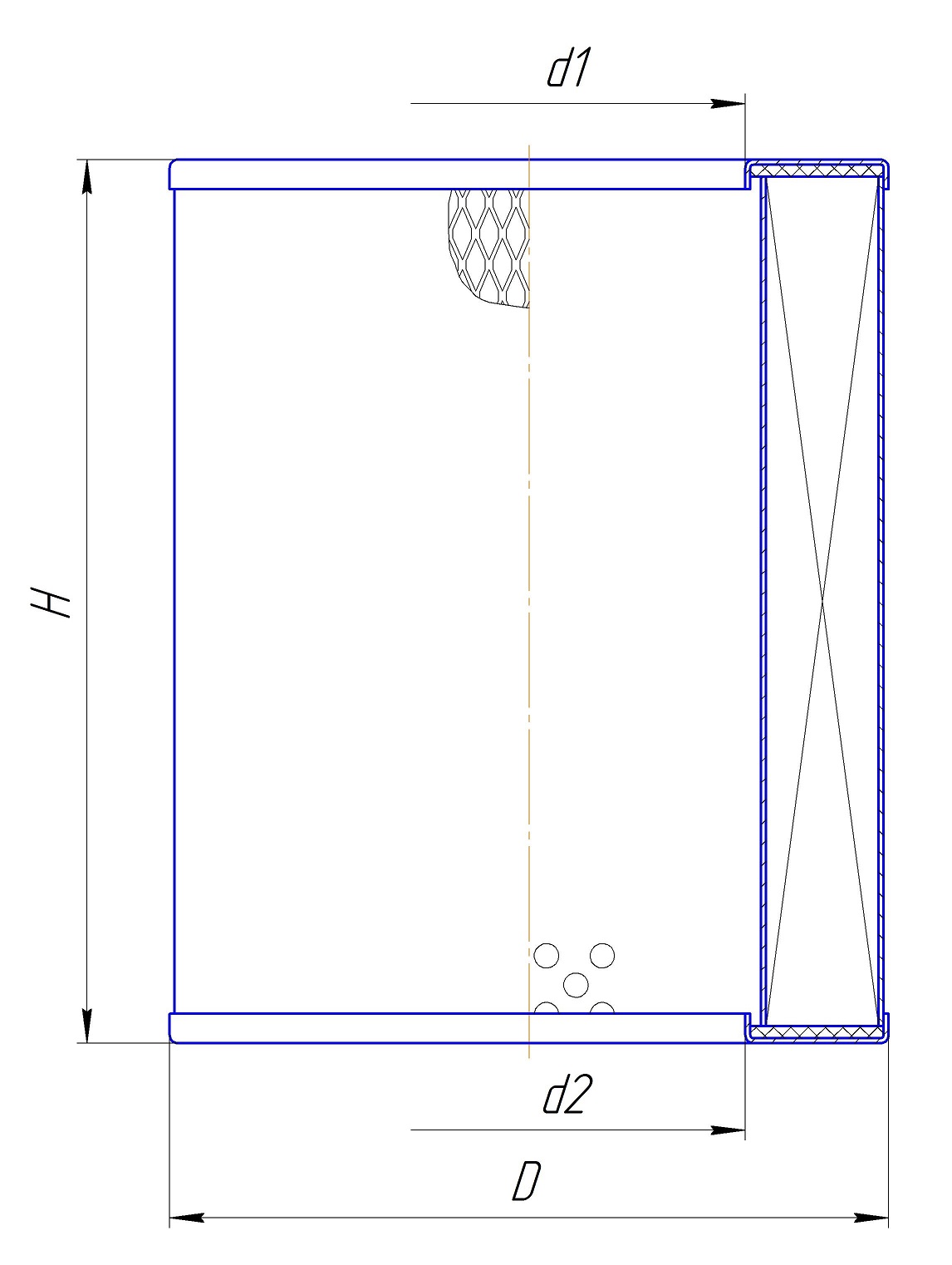 Элемент фильтрующий очистки гидравлической жидкости DIFA 5347M
