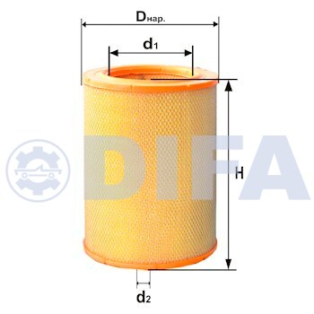Фильтрующий элемент очистки воздуха DIFA 4327