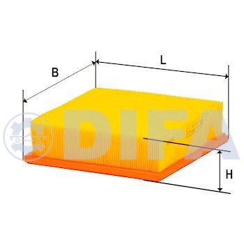 Фильтрующий элемент очистки воздуха DIFA 4401