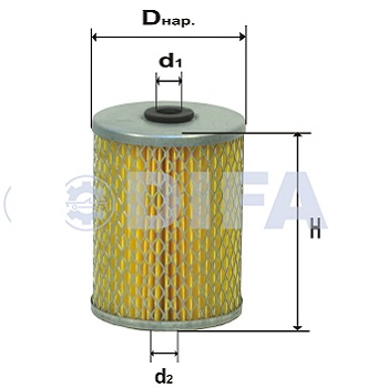 Фильтрующий элемент очистки топлива DIFA 6303M