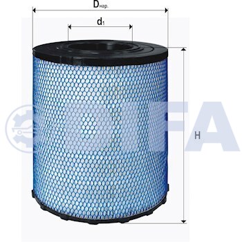 Фильтрующий элемент очистки воздуха DIFA 43129 ( аналог P781465)