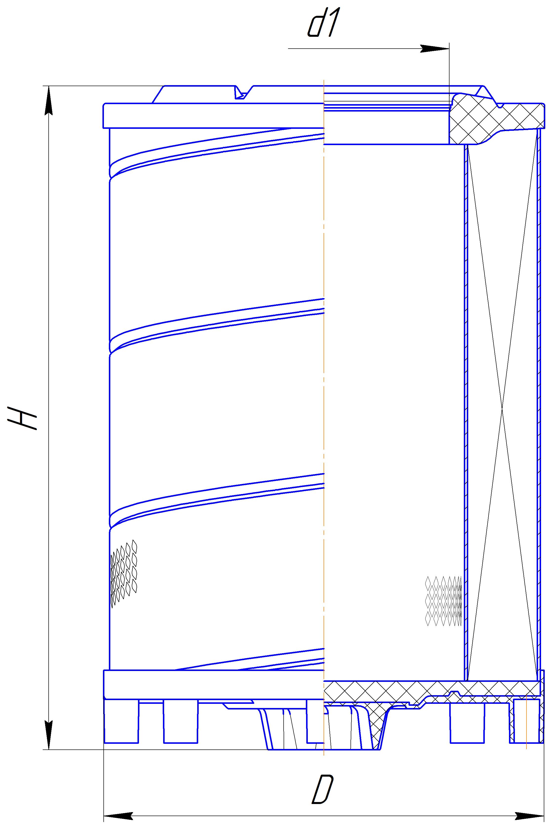 Фильтрующий элемент очистки воздуха DIFA 4365