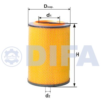 Фильтрующий элемент очистки воздуха DIFA 4362M