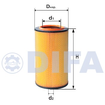 Фильтрующий элемент очистки воздуха DIFA 4376M