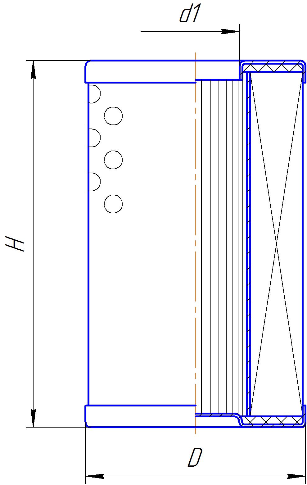 Фильтрующий элемент очистки масла DIFA 5304