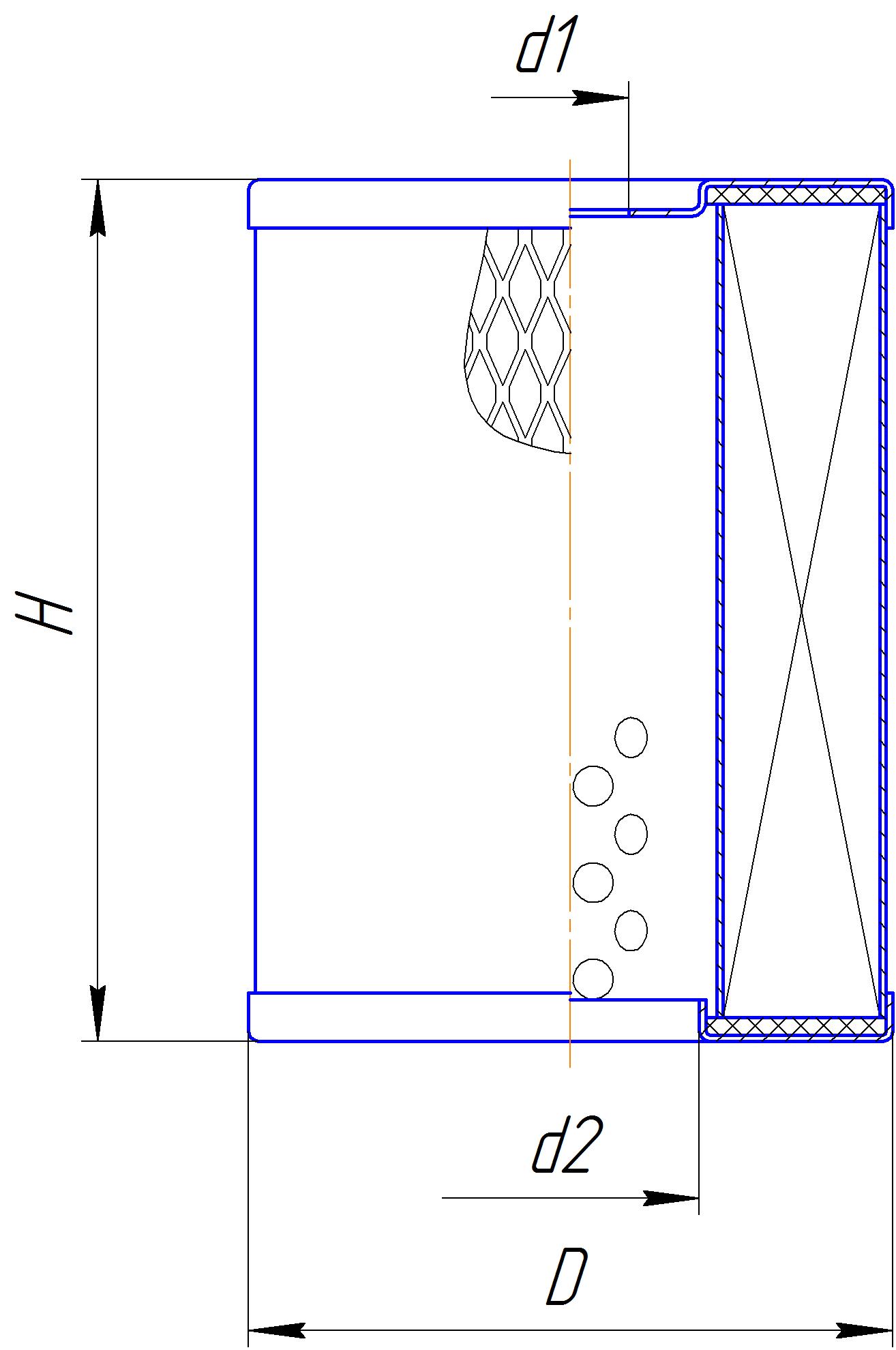 Сменный элемент фильтров очистки топлива DIFA 6301M