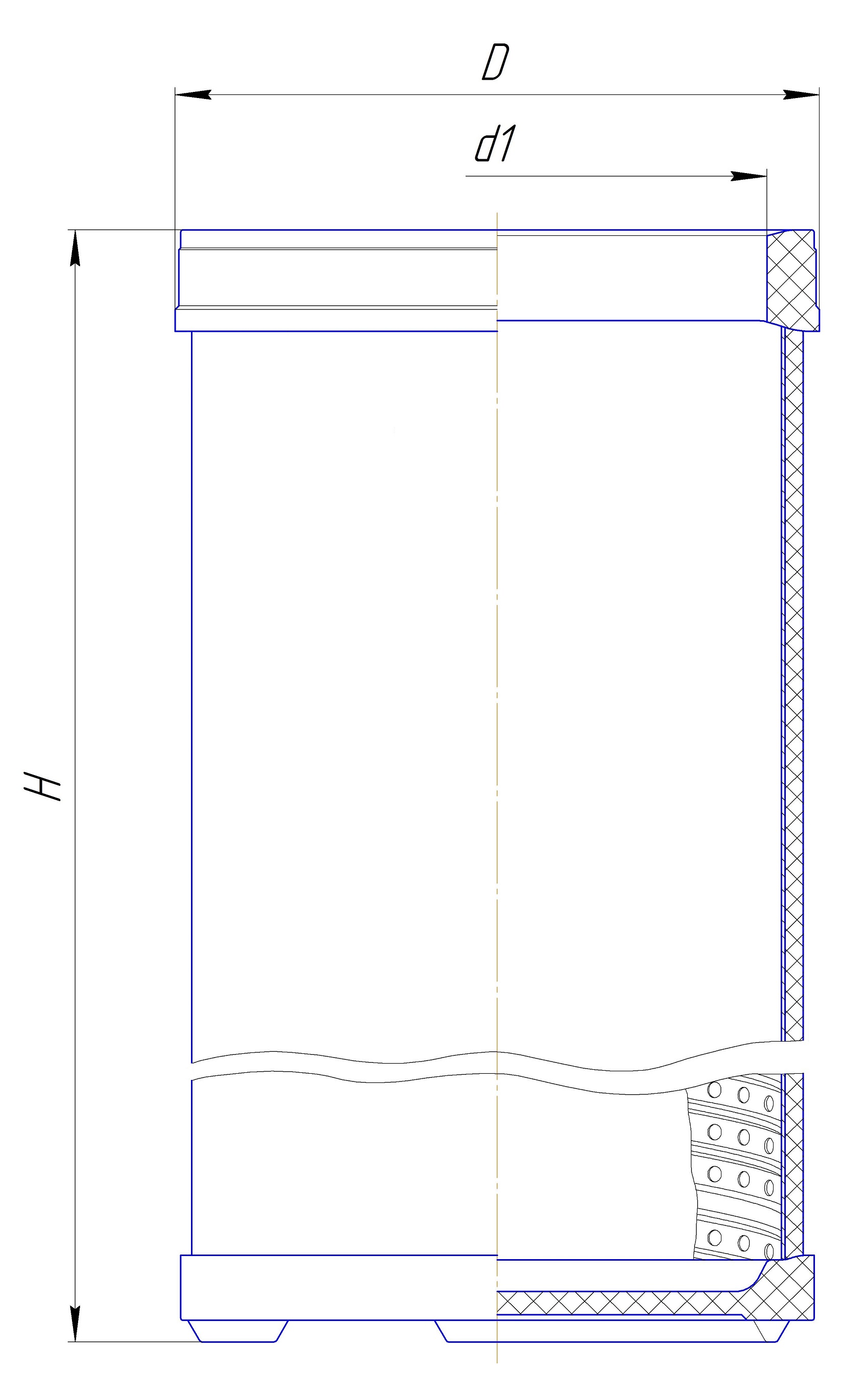 Сменный элемент воздухоочистителей для двигателей внутреннего сгорания DIFA 43135-01