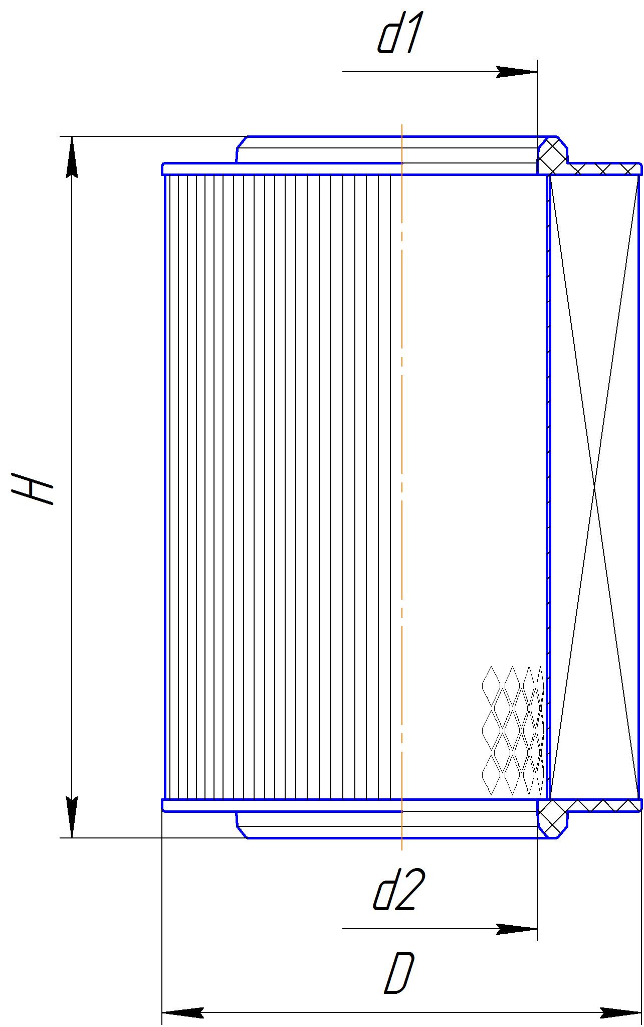 Сменный элемент воздухоочистителей для двигателей внутреннего сгорания DIFA 4260