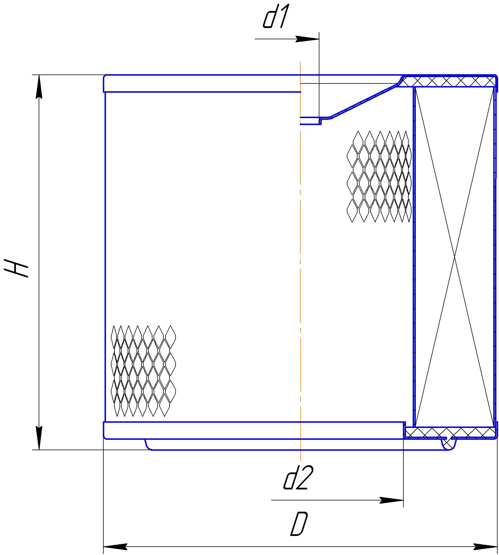 Фильтрующий элемент очистки воздуха DIFA 4309M