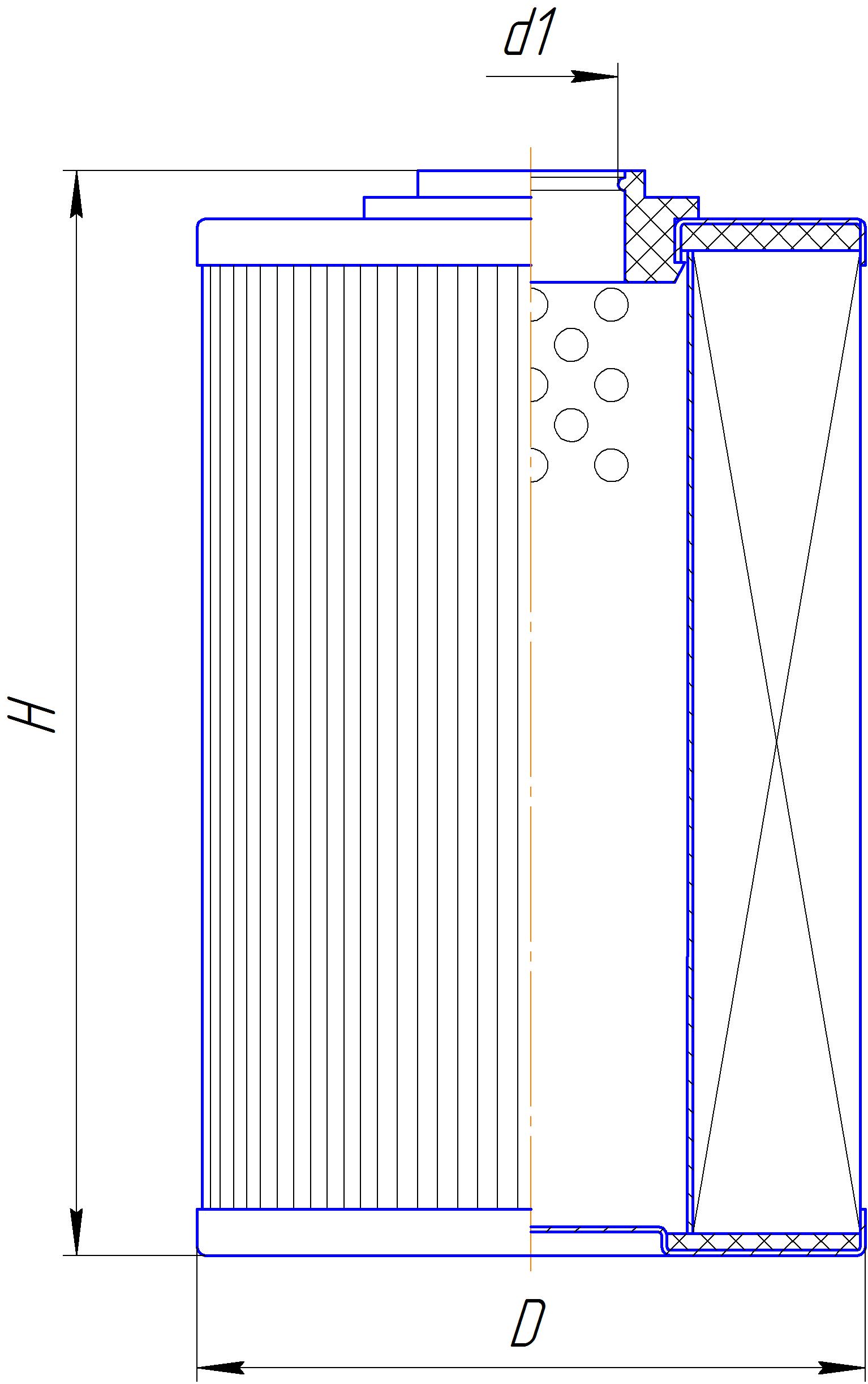 Сменный элемент фильтров очистки топлива DIFA 6341