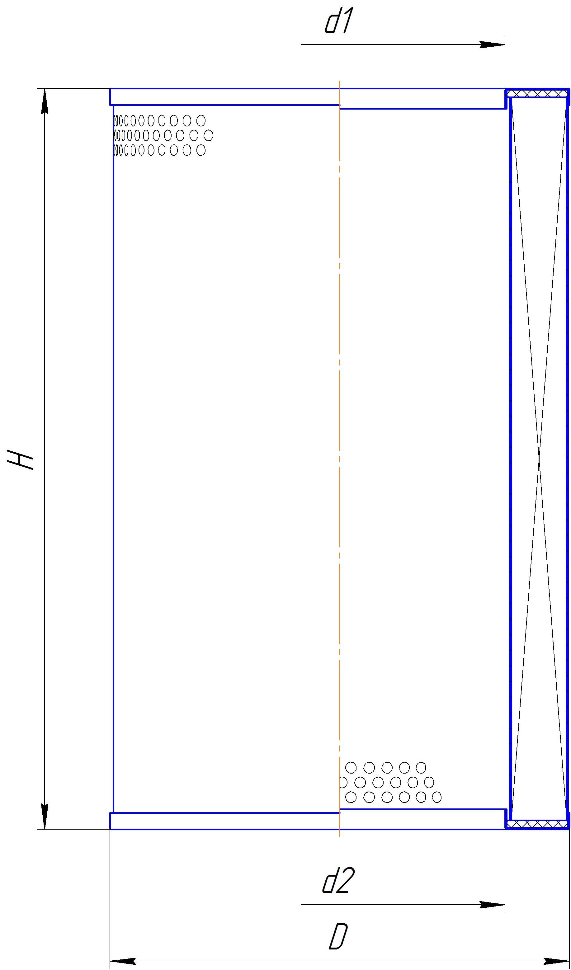 Фильтрующий элемент очистки масла DIFA 5341M