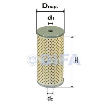 Сменный элемент фильтров очистки топлива DIFA 6304