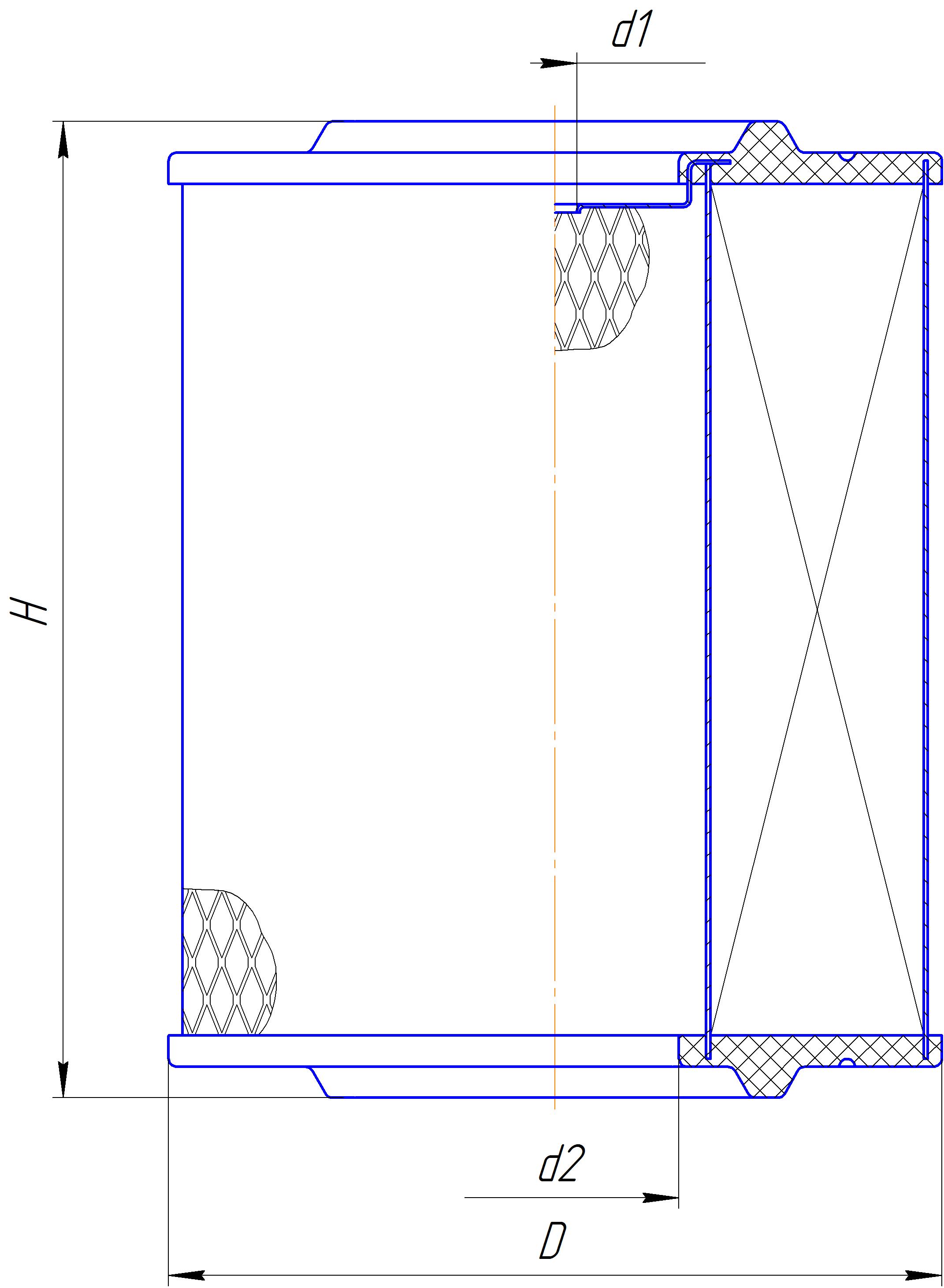 Сменный элемент воздухоочистителей для двигателей внутреннего сгорания DIFA 4203