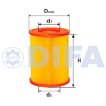 Фильтрующий элемент очистки воздуха DIFA 4231