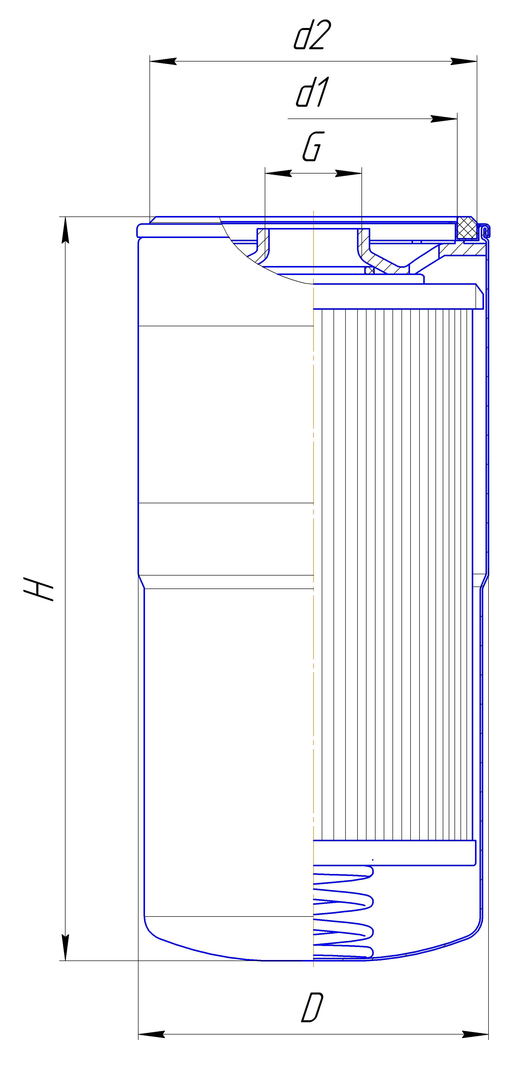 Фильтр очистки масла DIFA 5108