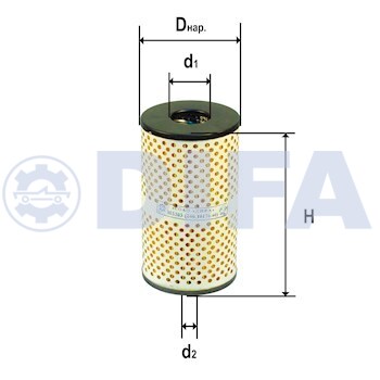 Сменный элемент фильтров очистки масла DIFA 5303